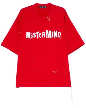 Mastermind Japan Logo-Print T-Shirt - Red