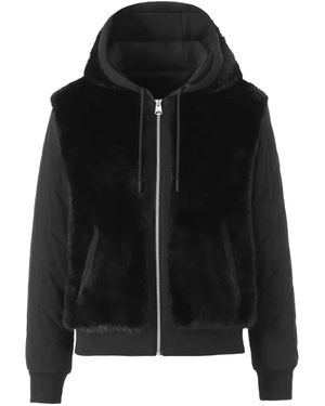 Mackage Gwendal Faux-Fur Quilted Hooded Jacket - Black