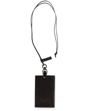 discord Yohji Yamamoto Leather Card Holder - White