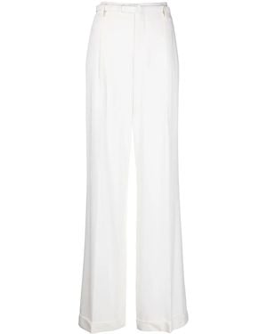 Ralph Lauren Wide-Leg Tailored Trousers - White