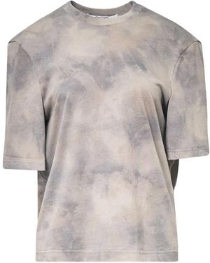Ordinary Couture Code Volume Gather T-Shirt - Gray
