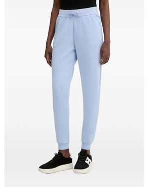 ARMANI EXCHANGE Pantalones De Chándal Con Logo De Strass - Azul