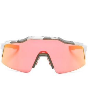 100% Eyewear Speedcraft Oversize-Frame Sunglasses - Pink