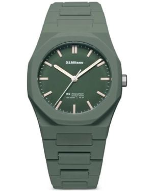 D1 Milano Reloj Polycarbon De 40.5Mm - Verde