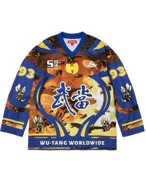 Supreme X Wu-Tang Clan Long-Sleeve T-Shirt - Blue