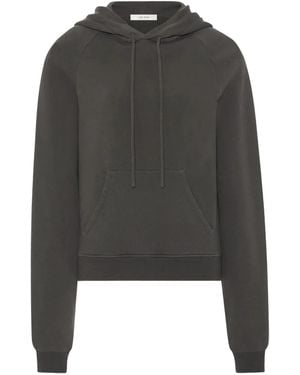 The Row Hoodie À Bords Côtelés - Gris