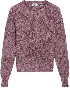 Pence Crew Neck Sweater - Purple