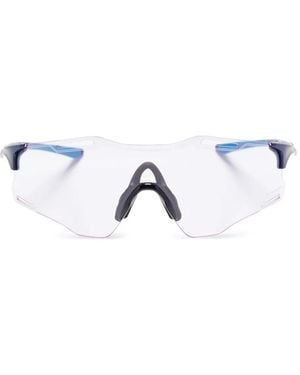 Oakley Cybr Zero Rimless Shield Sunglasses - Blue