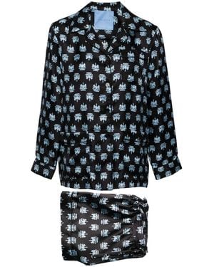 Macgraw Ceremony Pajama Set - Blue