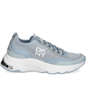 DKNY ロゴ スニーカー - ブルー