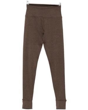 Varley Always Warm Stirrup Leggings - Brown