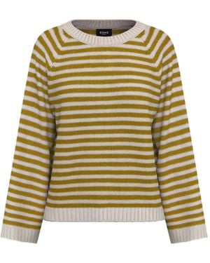 Marella Striped Jumper - Yellow