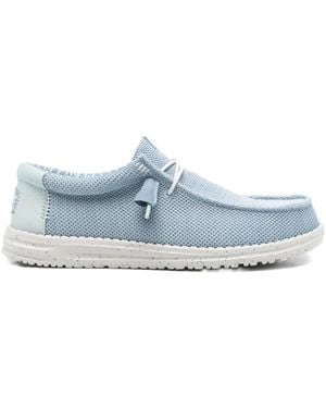 HEYDUDE Wally Stretch Knit Slippers - Blue