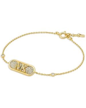 Michael Kors Armspange Mit Logo - Mettallic
