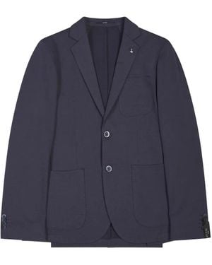 AT.P.CO Gege Single-Breasted Blazer - Blue