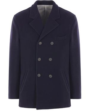 Eleventy Cappotto Doppiopetto - Blu