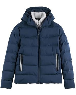 Fay Doudoune À Fermeture Zippée - Blue
