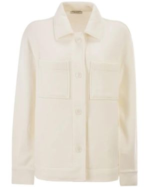 Dondup Buttoned Shirt Jacket - White