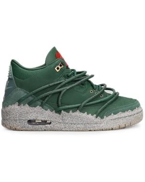 Nike Glitter-Effect Cage-Strap Trainers - Green
