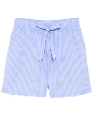 Tekla Poplin Shorts - Blue