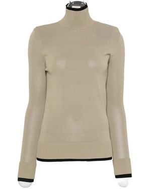 TOTEME Gerippter Rollkragenpullover - Natur