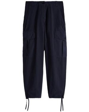 Aspesi Tapered Cargo Pants - Blue