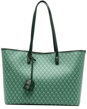 Tammy & Benjamin Borsa Tote Con Monogramma - Verde