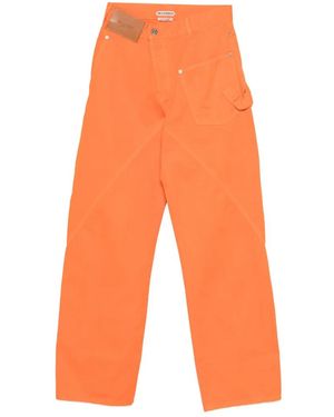 JW Anderson Jeans Mit Aufgesetzten Taschen - Orange