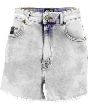 Versace Jeans Couture Logo-Patch Shorts - Grey