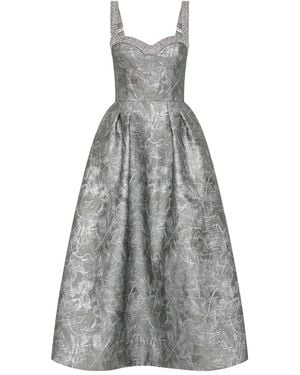 Rebecca Vallance Sterling Midi Dress - Grey