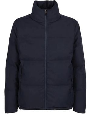 Sease Logo-Patch Jacket - Blue