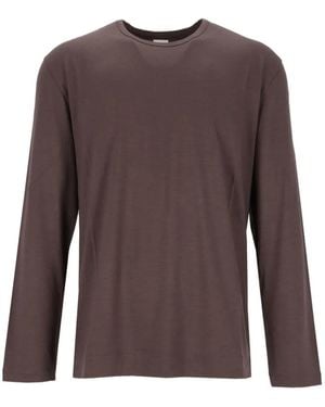 Paul Smith Long-Sleeve Wool T-Shirt - Brown