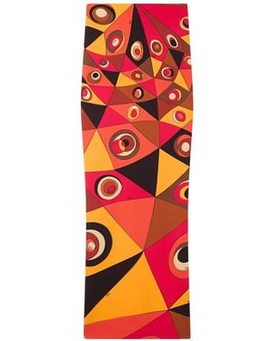 PUCCI Maxi-Rok Met Occhi-Print - Rood