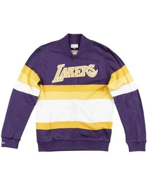 Mitchell & Ness Sudadera Los Angeles Lakers Con Cremallera De X Nba - Azul