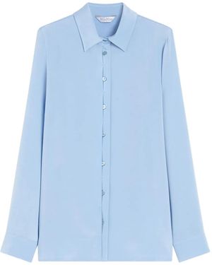 Max Mara Klassisches Hemd - Blau