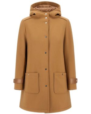 Herno Hooded Pocket Jacket - Natural