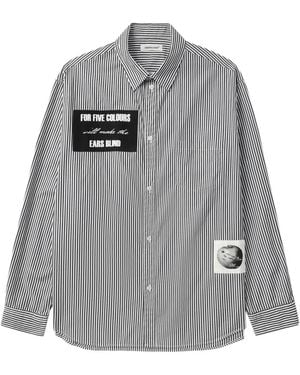 Undercover Striped Shirt - Grey