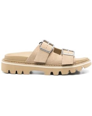 Tommy Hilfiger Leather Sandals - White