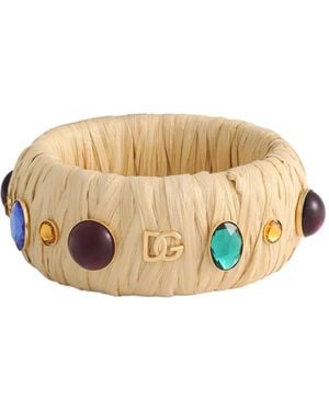 Dolce & Gabbana Pulsera de rafia - Neutro