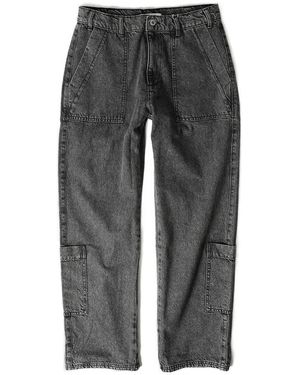 GIMAGUAS Relaxed-Fit Pocket Jeans - Grey