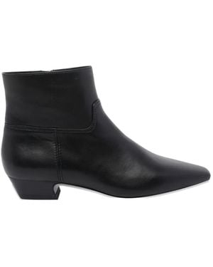 Stuart Weitzman Stassi Pointed Toe Boots - Black