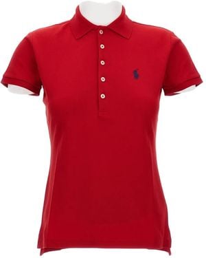 Polo Ralph Lauren Embroidered-logo Polo Shirt - レッド