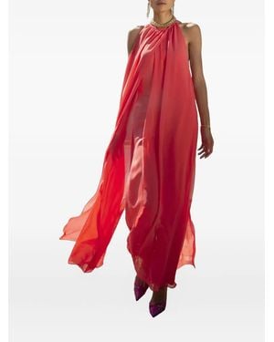 Hanita Halterneck Jumpsuit - Red