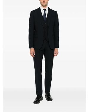 Emporio Armani Single-Breasted Suit (Set Of Three) - Black