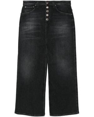 Dondup Denim Midi Skirt - Black