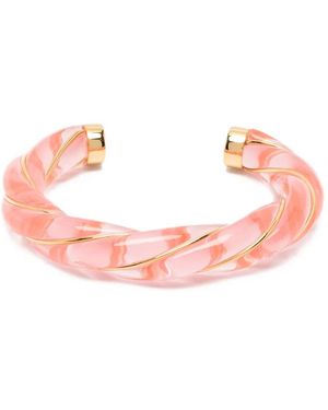 Aurelie Bidermann Bracelet Diana À Design Torsadé - Pink