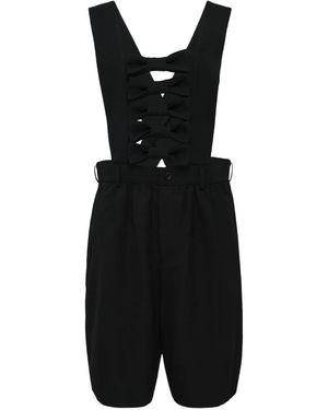 Comme des Garçons Ribbon Pinafore - Black