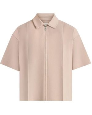 Manière De Voir Aven Short-Sleeve Shirt - Natural