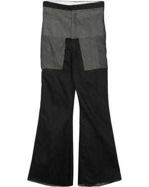 Rick Owens Dirt Bolan High-Waist Pants - Black