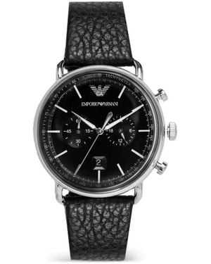 Emporio Armani Aviator 48Mm - Nero